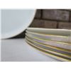 Image 2 : Qty 7 Bernardaud Palmyre Porcelaine Plates Made in France 12.5" dia