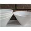 Image 2 : Qty 5 Bernardaud Porcelaine Fusion Blanc Bowls Made in Limoges France 6" dia, 3.5"H