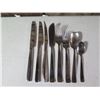 Image 8 : Sambonet Flatware: Sets of 7 Forks, Spoons, Knives 