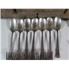 Image 2 : Sambonet Flatware: Sets of 7 Forks, Spoons, Knives 