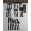 Image 1 : Sambonet Flatware: Sets of 4 Forks, Spoons, Knives & Extras