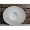 Image 3 : Qty 9 Degrenne Porcelaine Boreal Satin Blanc Bowls 12" x 10"