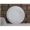 Image 3 : Qty 10 Degrenne Porcelaine Smoos Curved Plates 12.5" dia