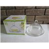 Image 2 : Qty 4 Lounge Glassware & Dublin Crystal Petite Server Domed Butter Dishes, Misc Sizes