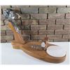 Image 1 : Wooden Ham Stand / Holder 28"Lx17"H