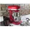 Image 2 : KitchenAid Mixer w/ Meat Grinder & Misc Attachments