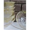 Image 2 : Qty 8 Clear Bowls w/ Speckled, Curved Design 6" dia, 2.5"H