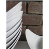 Image 2 : Qty 10 Rosenthal Studio-Line a La Carte Scoop Curved Bowls 6"x5.5"x4"H