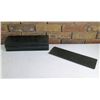 Image 1 : Qty 10 Black Sashimi Trays w/ Slatted Bottoms 13"x4"