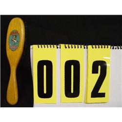 Wooden clothes brush