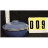Image 1 : Blue crock lidded bowl