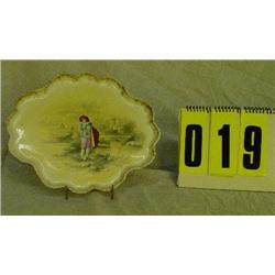 Limoges dresser tray, signed "Jack"