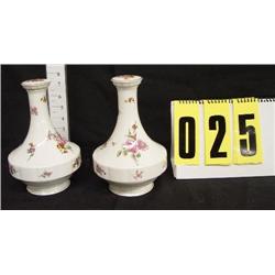 2 Haviland Limoges liquor decanters, dbl mkd