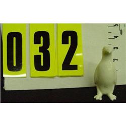 4" Lenox penguin, white, No. 1827