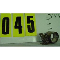 Silver napkin holder, squirrel