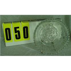 8" cut glass bowl, Itaglia & Harvard pattern