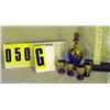 Image 1 : Cobalt blue liquer set, 8" decanter, 5 glasses