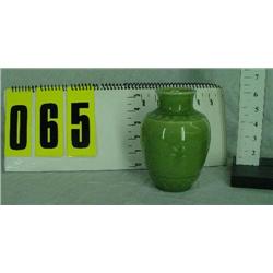6" Rookwood vase, 1944, green, #6455