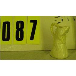 4" Belleek undine creamer, D305-VII