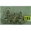 Image 1 : 7 pc silver tea/coffee service set, "B.S.C"