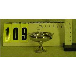 4" Anstom Sterling enforced silver compote