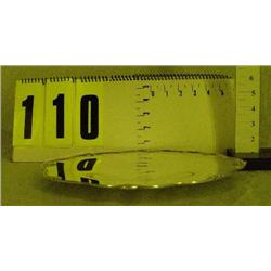 11" silver cookie tray