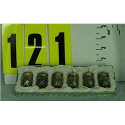 3 sets sterling salt/pepper shakers, in box