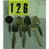 Image 1 : 7 Sterling silver serving pieces