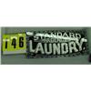 Image 1 : Standard Laundry Agency adv sign, 1930s