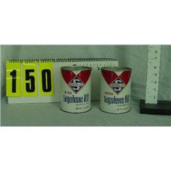 2-Skelly Tagolene HD Motor Oil cans