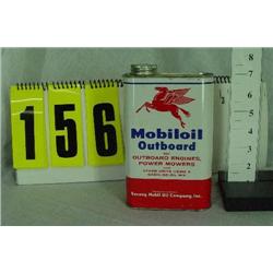 Socony Mobil outboard oil, 1950s