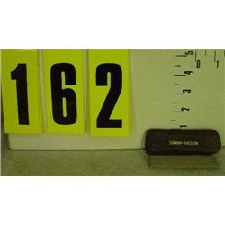 Socony Vacuum wet stone, orig case,