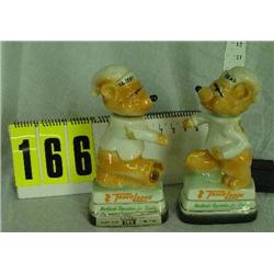 2-Jim Beam liquor decanters