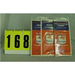 3 - Socony-Vacuum Iowa maps 1950