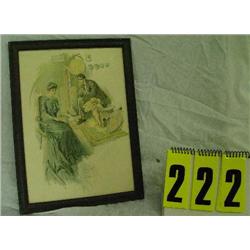 "An Artist Inspiration" picture, 11"x15"