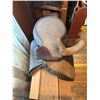 Image 1 : Embroidered Hand Carved Leather Side Saddle Seat Size 19