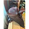 Image 2 : Embroidered Vintage Leather Side Saddle Seat Size 19