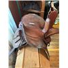 Image 1 : Brown Leather Hand Crafted Side Saddle Seat SIze 18