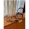 Image 1 : 2 Vintage Steel Stirrups 6H 4.5W