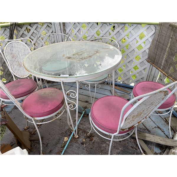 Metal Garden Table & Chairs