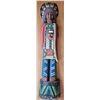 Image 1 : Indigenous Wood Carved Chief Statue 58"H x 12"W x 6"D