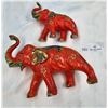 Image 2 : Beautiful Antique Vases With Two Collectible Elephants