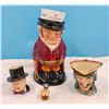 Image 1 : Assortment of Toby Jugs & Miniatures  Royal Doulton  Winston Churchill, Huntsman
