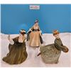 Image 1 : Three Royal Doulton Collectible Statues 8"H