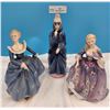 Image 1 : Vintage Ornaments By Royal Doulton  Three Dressed Ladies