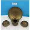 Image 1 : Engraved Dragon Brass Plate, Solid Brass Bowls, & Vintage Brass Spittoon