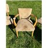Image 3 : Vintage Flower Pattern Chairs Set Of Five