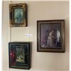Image 1 : 3 Glass Paintings - Burlington Art Shop