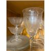 Image 2 : Very Rare Etched Crystal Dinnerware -- 19th Century