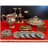 Image 1 : Assorted Pewter Serving-ware